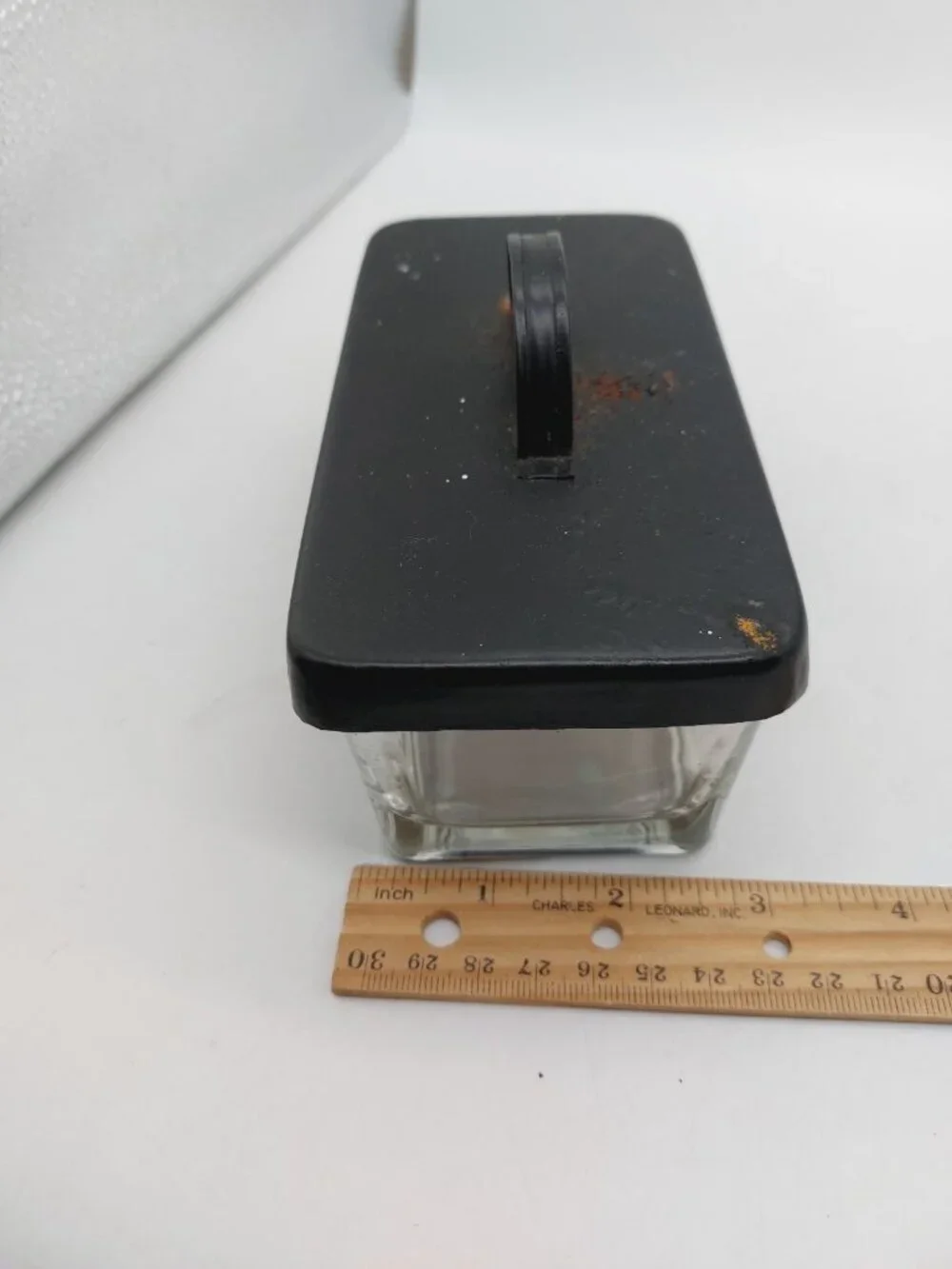Glass Container Metal Lid With Handle Made In India Rectangle